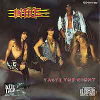 Intice : Taste The Night. Album Cover